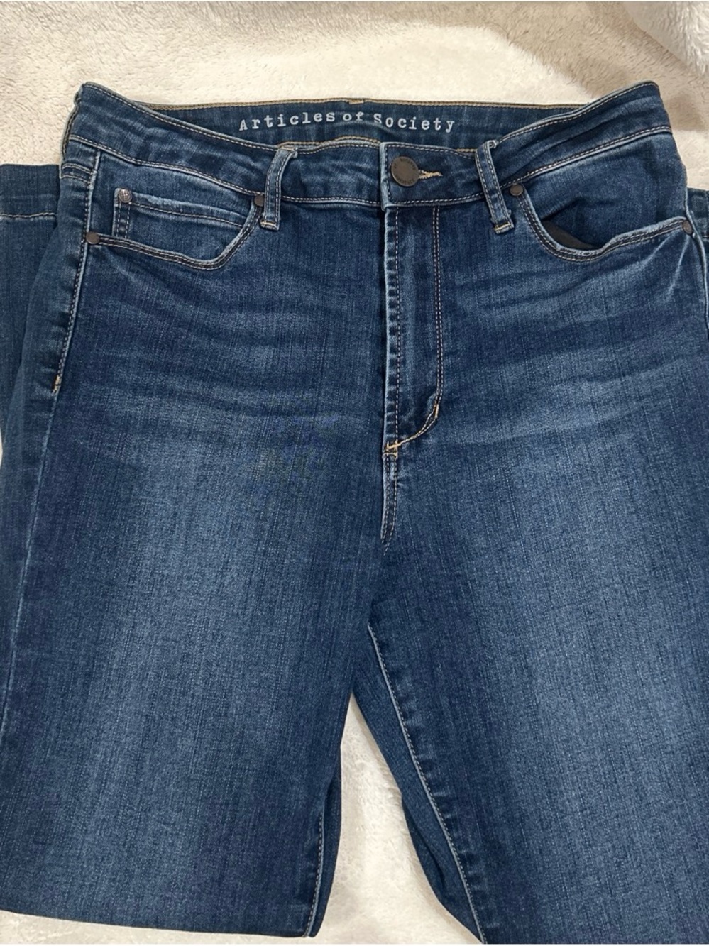 Articles Of Society Dark Blue Bootcut Jeans